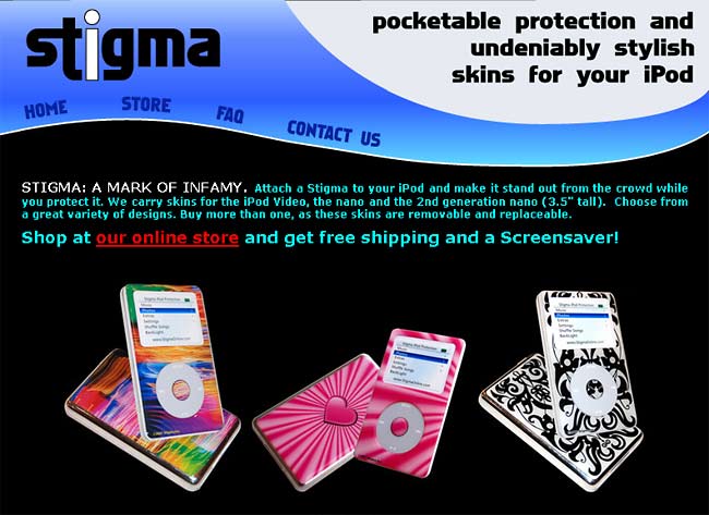 iPod Cover Product Website
