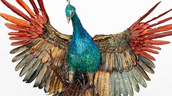 PEACOCK SCULPTURE